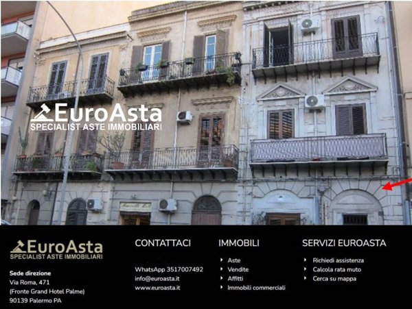 appartamento in vendita a Palermo in zona Zisa