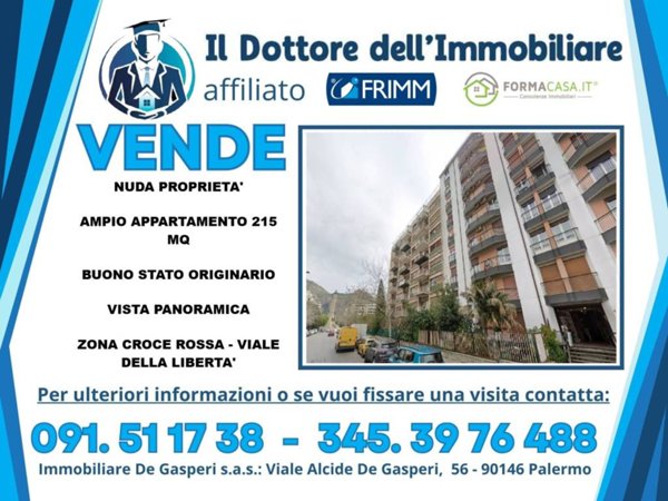 appartamento in vendita a Palermo in zona Libertà