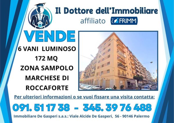 appartamento in vendita a Palermo in zona Libertà
