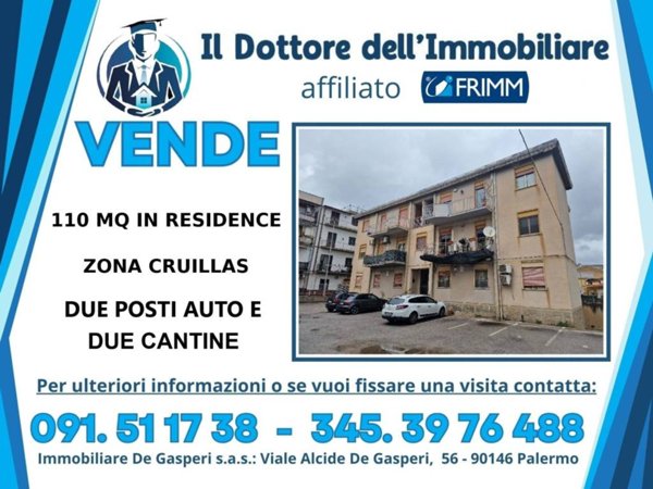 appartamento in vendita a Palermo in zona Cruillas