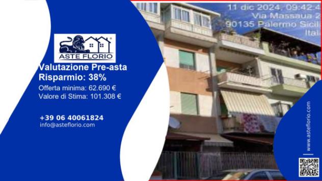 appartamento in vendita a Palermo in zona Baida