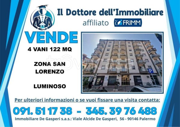 appartamento in vendita a Palermo in zona San Lorenzo