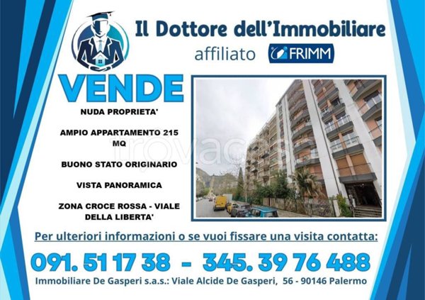 appartamento in vendita a Palermo in zona Libertà