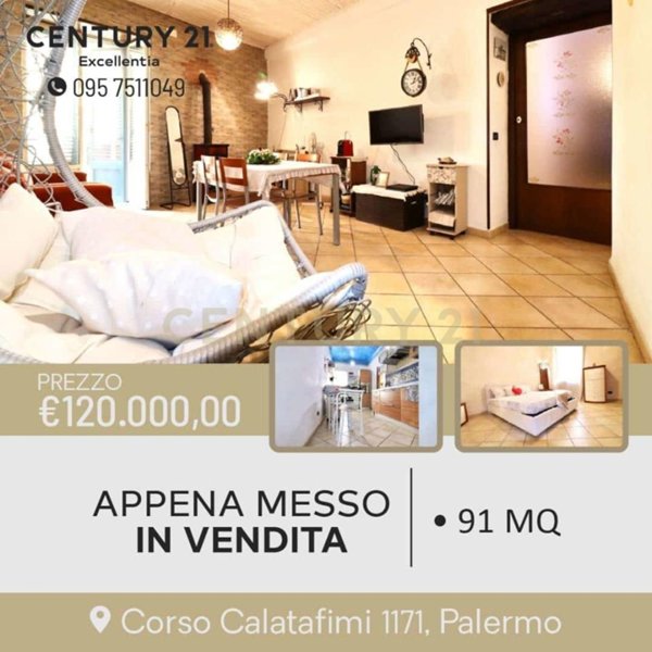 appartamento in vendita a Palermo in zona Calatafimi / Cuba