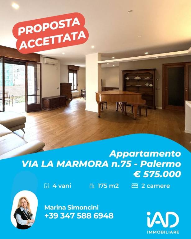 appartamento in vendita a Palermo in zona Libertà