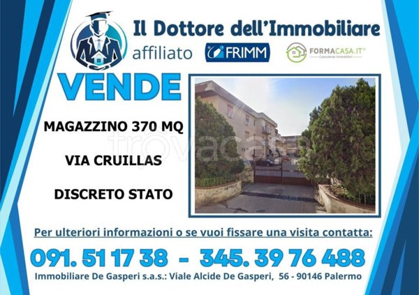 locale commerciale in vendita a Palermo in zona Cruillas