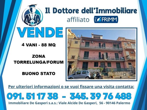 appartamento in vendita a Palermo in zona Settecannoli