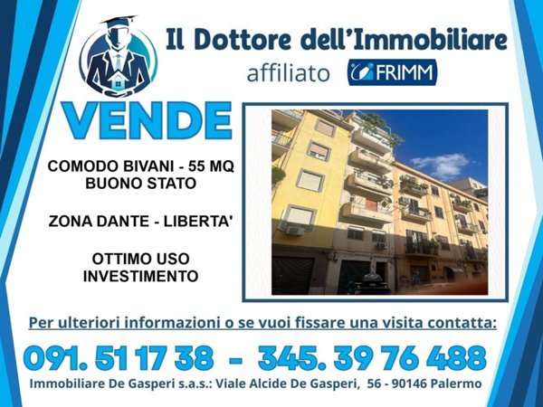 appartamento in vendita a Palermo in zona Libertà