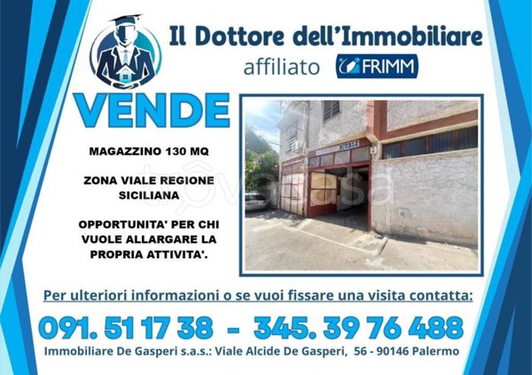 locale commerciale in vendita a Palermo in zona Uditore