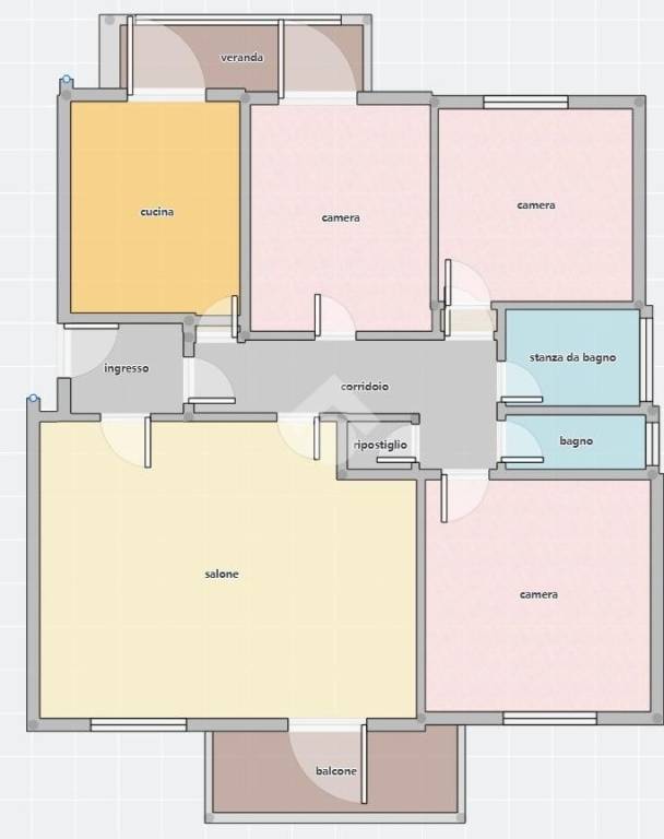 appartamento in vendita a Palermo in zona Montegrappa / Santa Rosalia