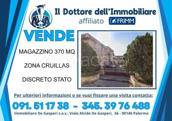 locale commerciale in vendita a Palermo in zona Cruillas