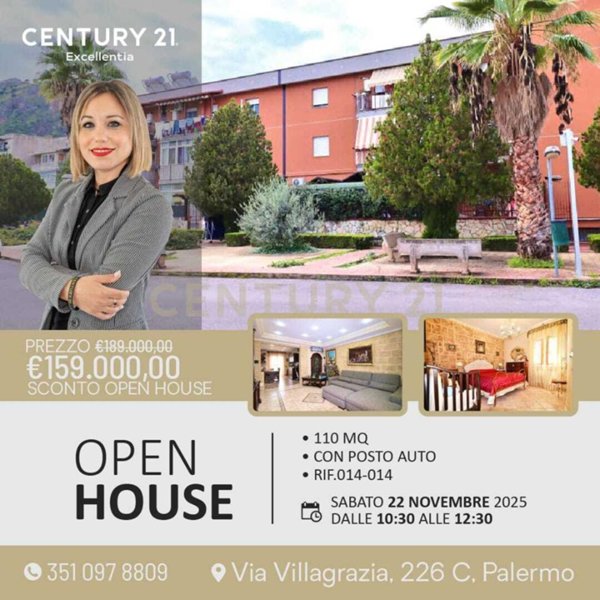 appartamento in vendita a Palermo in zona Villagrazia/Falsomiele