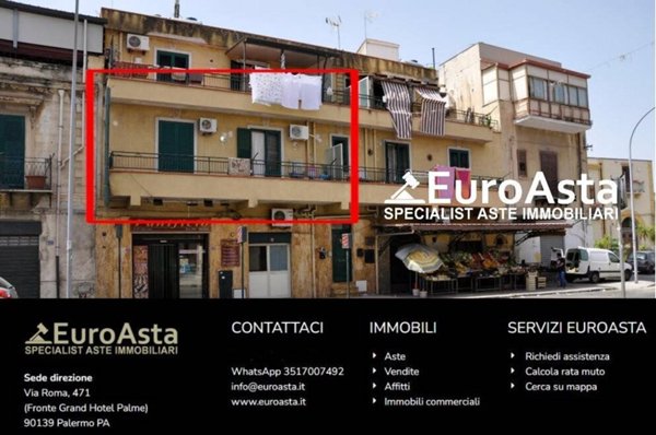 appartamento in vendita a Palermo in zona Croceverde