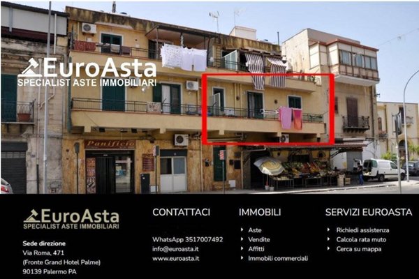 appartamento in vendita a Palermo in zona Croceverde