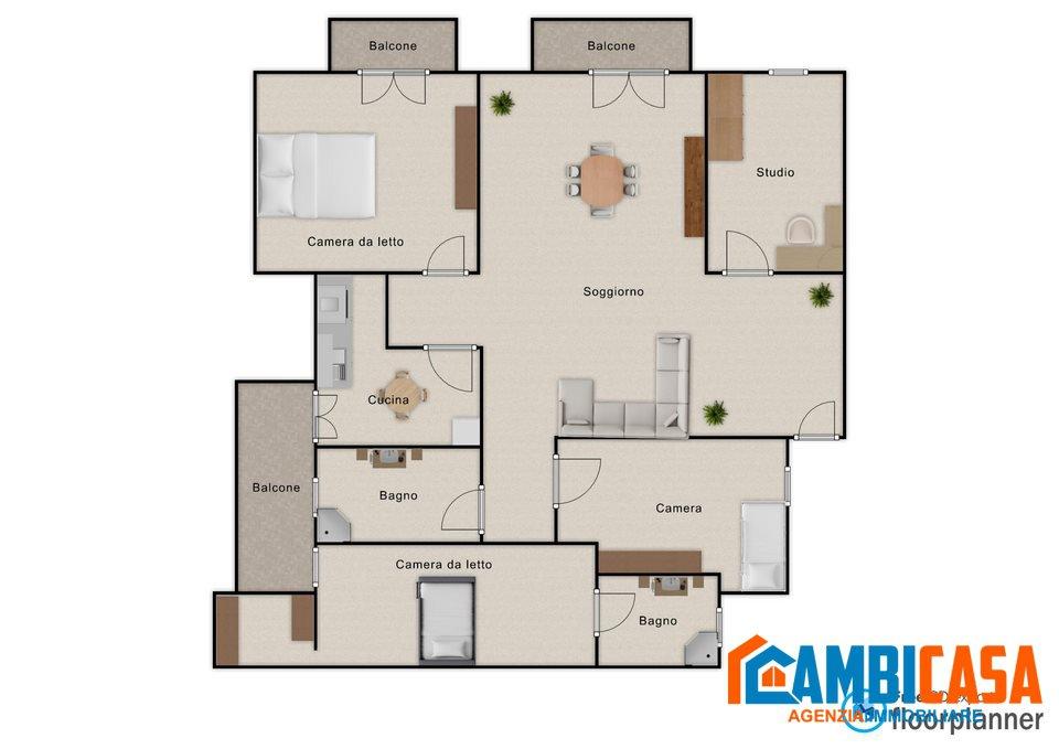 appartamento in vendita a Palermo in zona Politeama