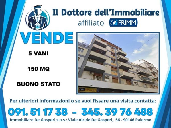 appartamento in vendita a Palermo in zona Malaspina/Palagonia