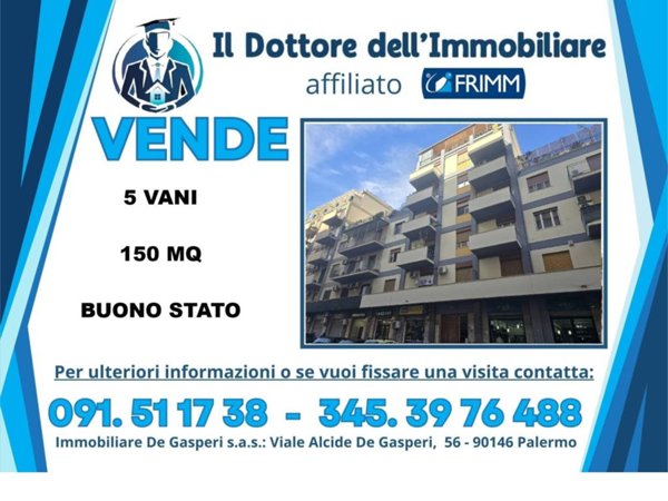 appartamento in vendita a Palermo in zona Malaspina/Palagonia