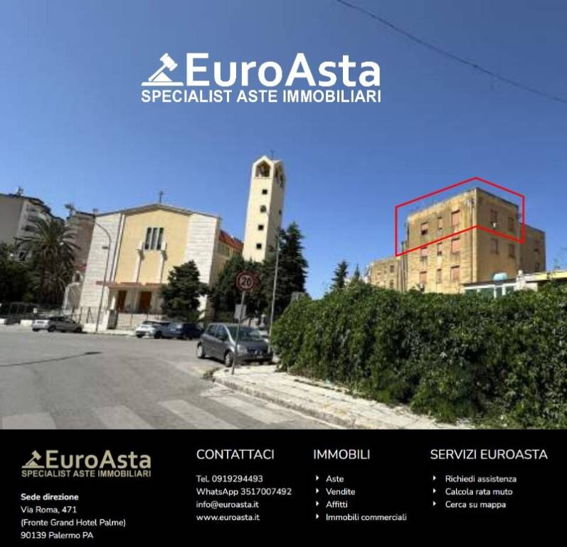 appartamento in vendita a Palermo in zona Altarello