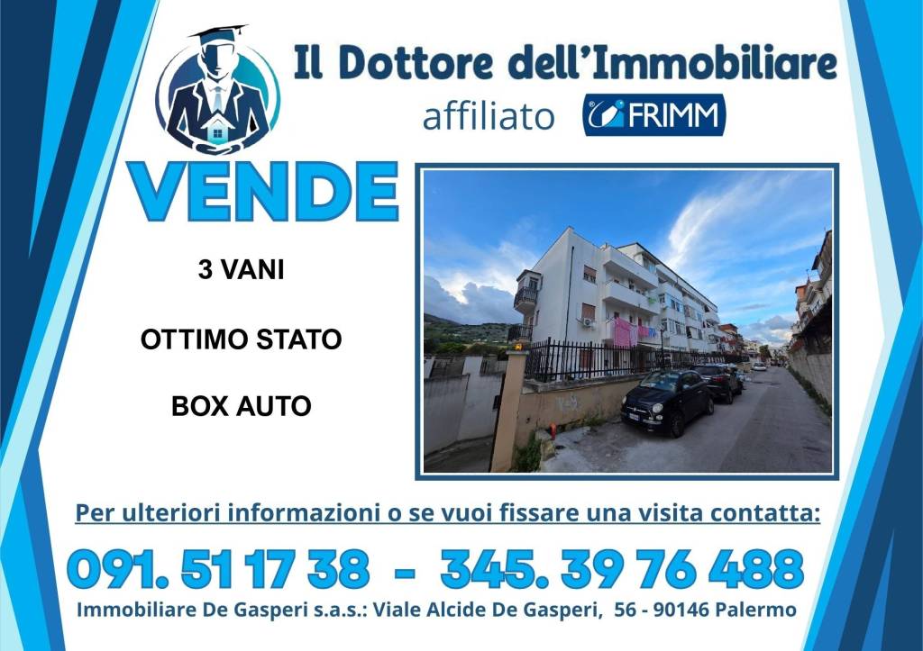 appartamento in vendita a Palermo in zona Cruillas