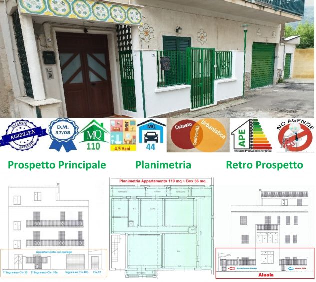 appartamento in vendita a Palermo in zona Chiavelli