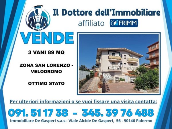 appartamento in vendita a Palermo in zona Pallavicino