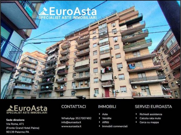 appartamento in vendita a Palermo in zona Oreto