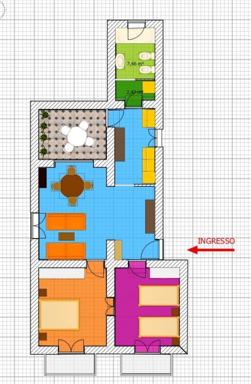 appartamento in vendita a Palermo in zona Zisa