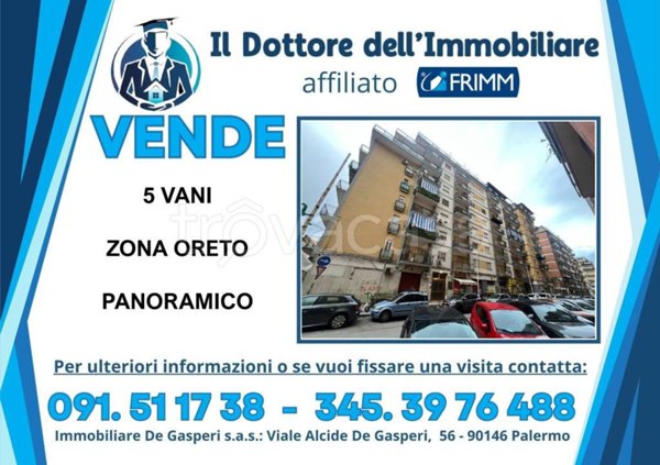 appartamento in vendita a Palermo in zona Oreto