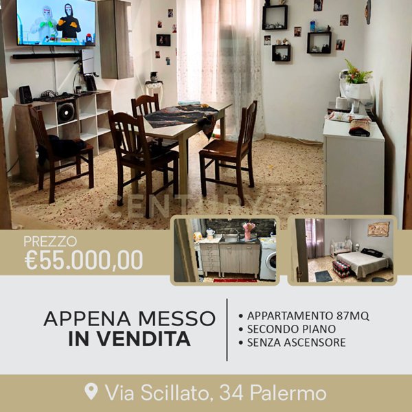 appartamento in vendita a Palermo