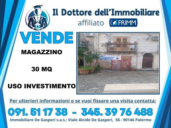 locale commerciale in vendita a Palermo in zona Centro storico