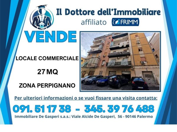 negozio in vendita a Palermo in zona Baida