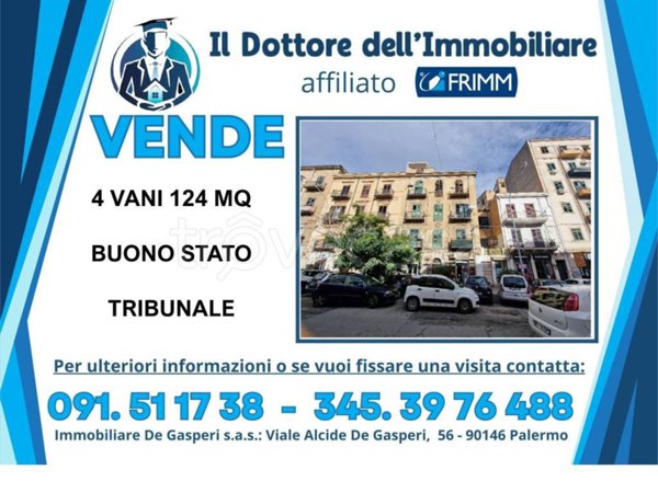 appartamento in vendita a Palermo in zona Zisa