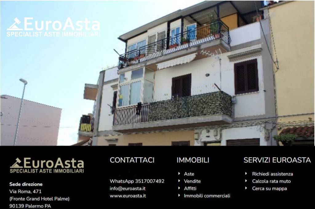 appartamento in vendita a Palermo in zona Baida