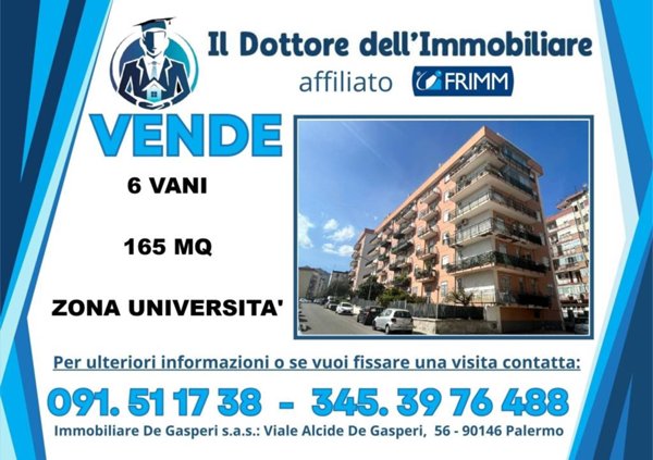 appartamento in vendita a Palermo in zona Montegrappa / Santa Rosalia