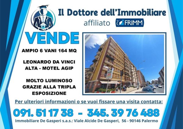 appartamento in vendita a Palermo in zona Uditore