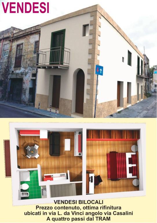 appartamento in vendita a Palermo in zona Uditore