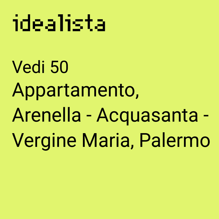 appartamento in vendita a Palermo in zona Arenella/Vergine Maria