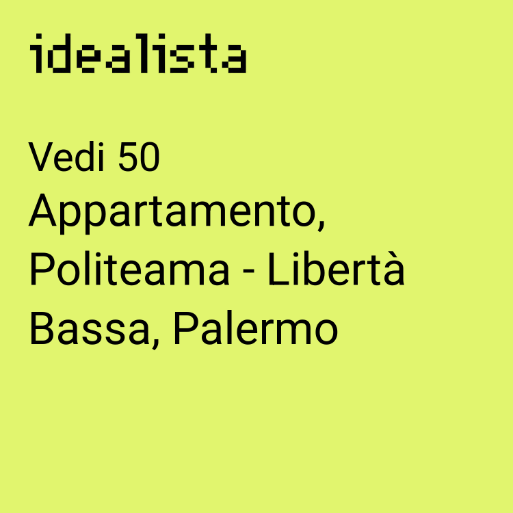 monolocale in vendita a Palermo in zona Politeama