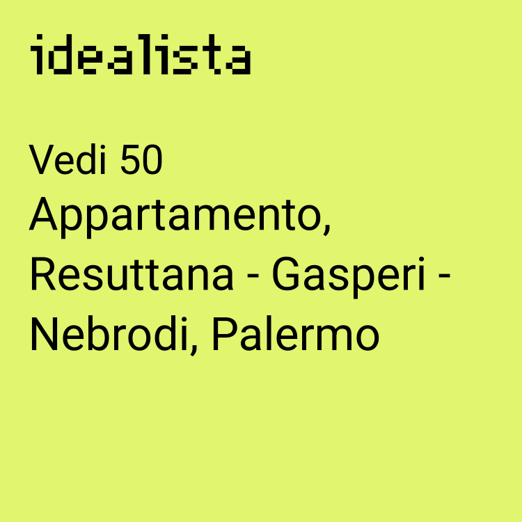 appartamento in vendita a Palermo in zona Resuttana