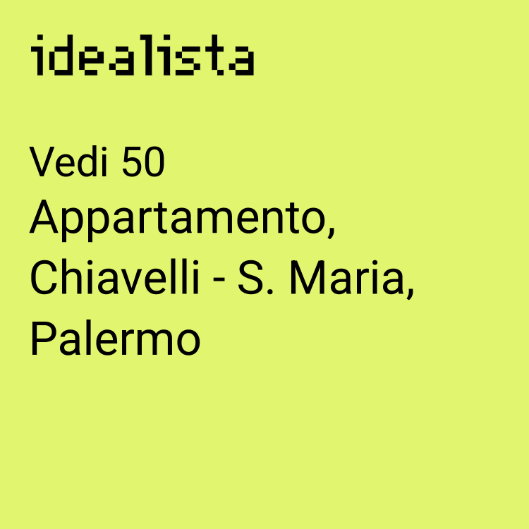 appartamento in vendita a Palermo in zona Chiavelli