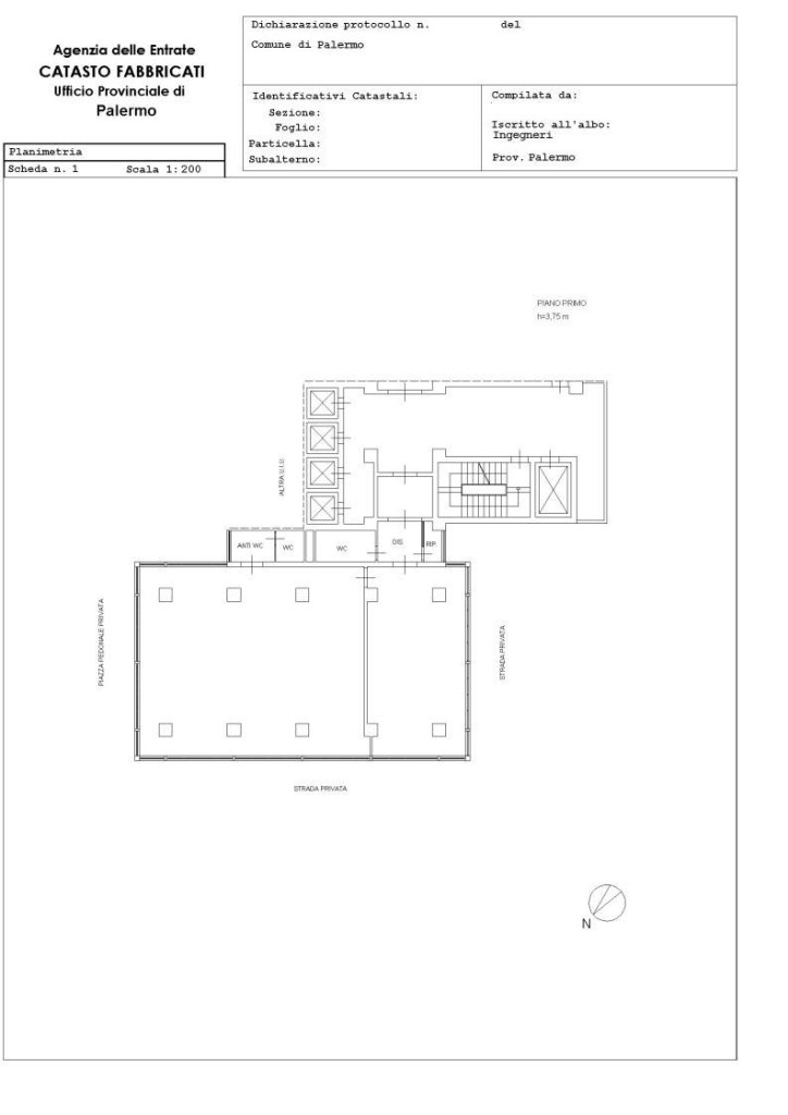 ufficio in vendita a Palermo in zona Resuttana