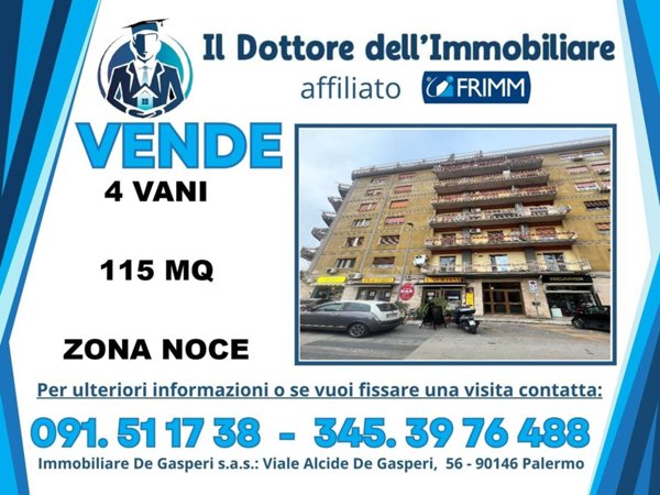 appartamento in vendita a Palermo in zona Noce