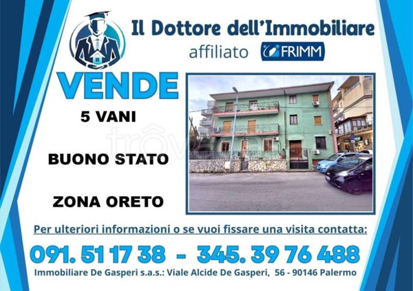 appartamento in vendita a Palermo in zona Villagrazia/Falsomiele