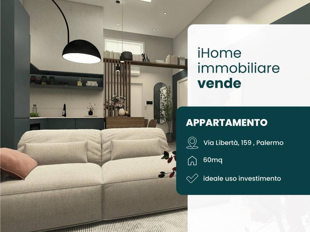 appartamento in vendita a Palermo in zona Libertà