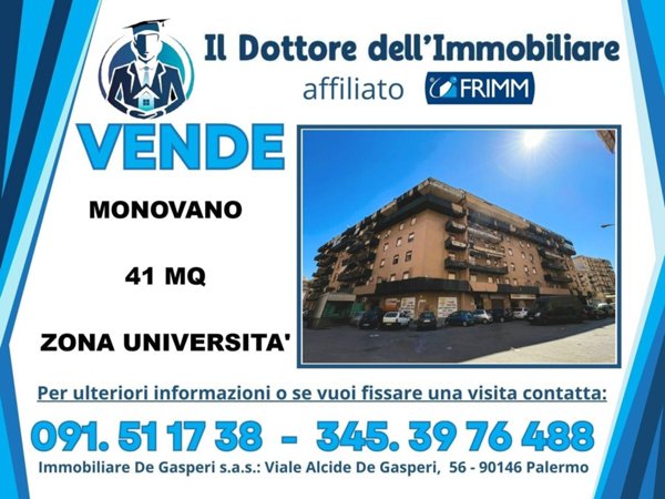 appartamento in vendita a Palermo in zona Montegrappa / Santa Rosalia