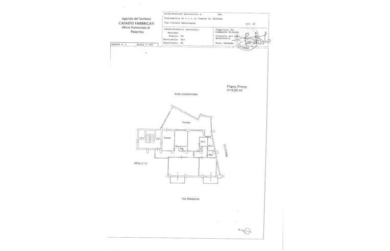appartamento in vendita a Palermo in zona Malaspina/Palagonia