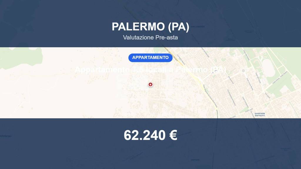 appartamento in vendita a Palermo in zona Cruillas