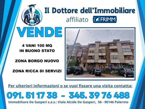 appartamento in vendita a Palermo in zona Uditore