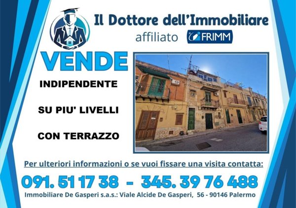 appartamento in vendita a Palermo in zona Villagrazia/Falsomiele