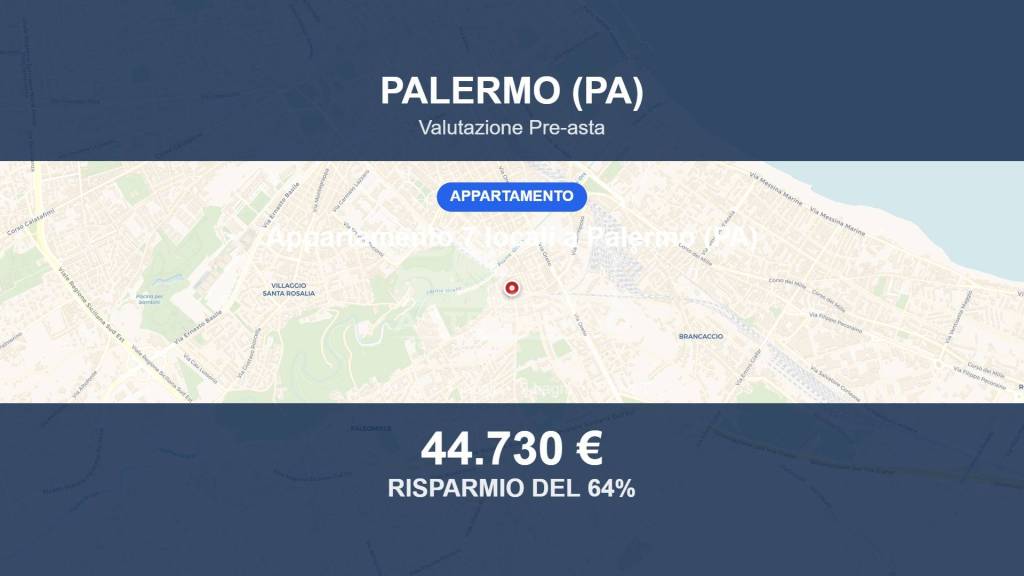 appartamento in vendita a Palermo in zona Montegrappa / Santa Rosalia